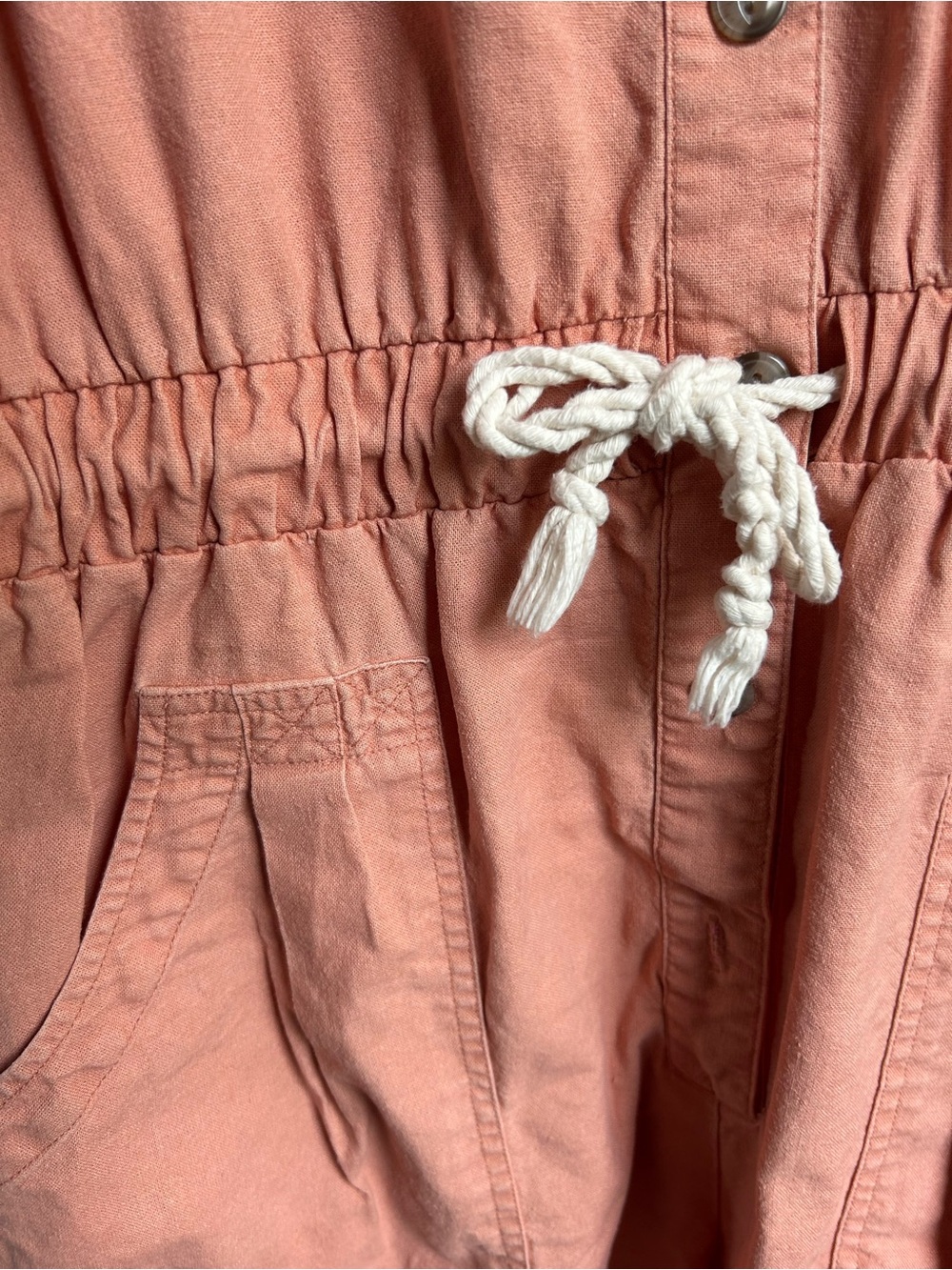 Linen Short Romper - Picture 11 of 12